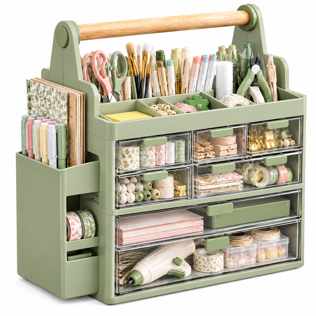 jolvenna™ Multi-Layer Craft Tool Organizer view 3