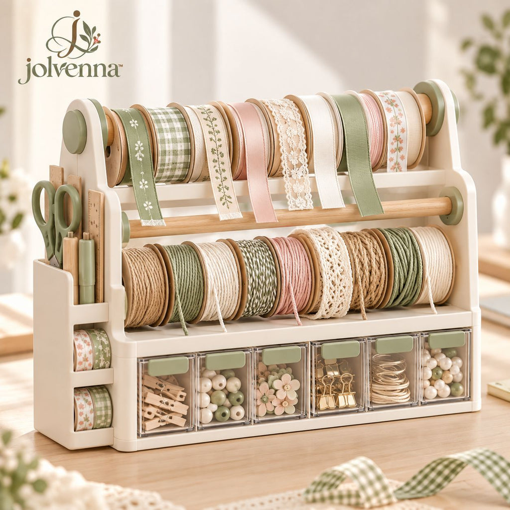 jolvenna™ Ribbon & Thread Storage Rack view 2