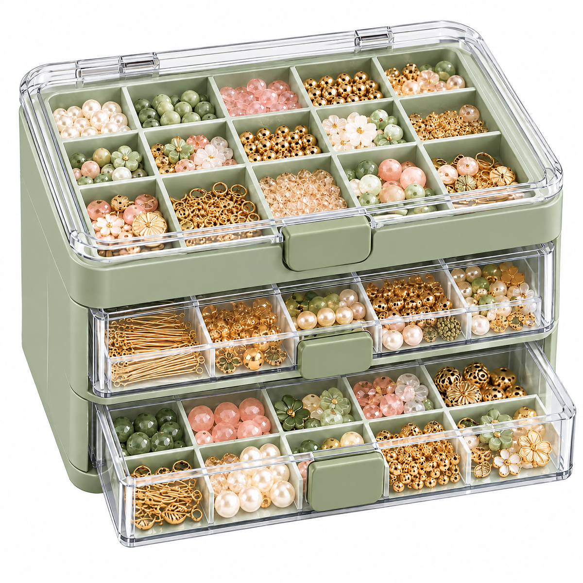 jolvenna™ Bead Sorting Organizer Case view 1