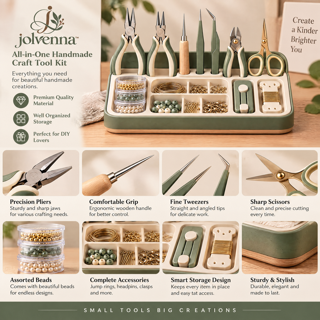 jolvenna™ All-in-One Handmade Craft Tool Kit view 3