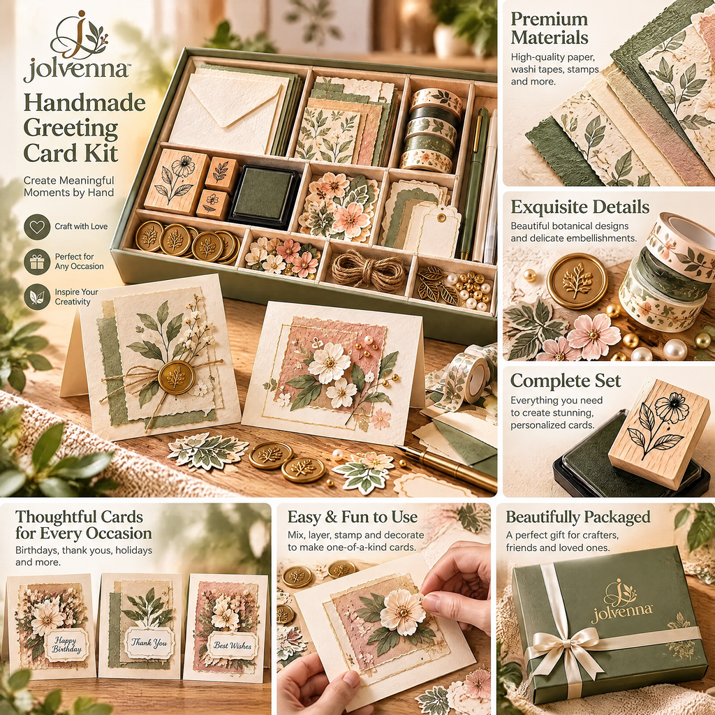jolvenna™ Handmade Greeting Card Kit view 2