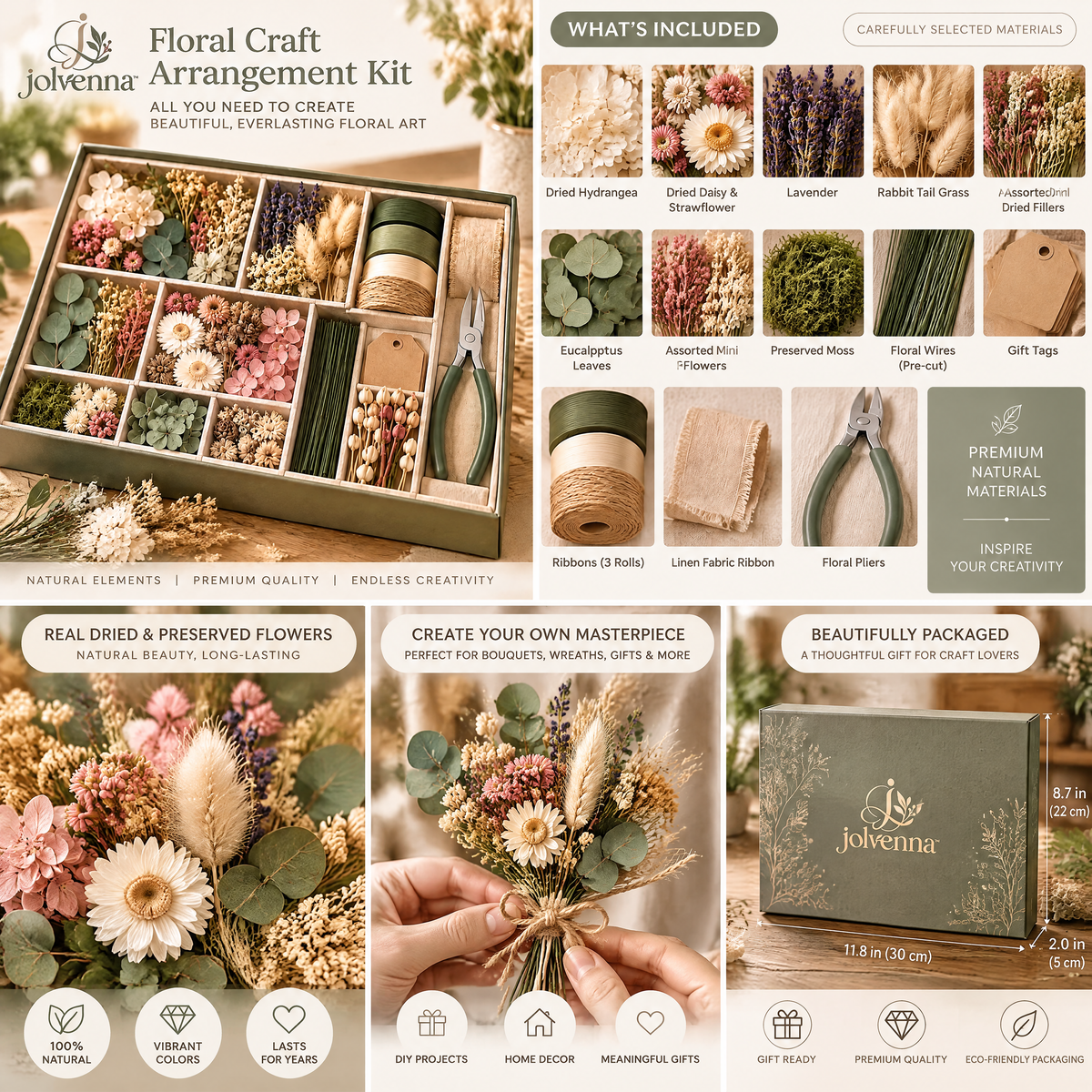 jolvenna™ Floral Craft Arrangement Kit view 4